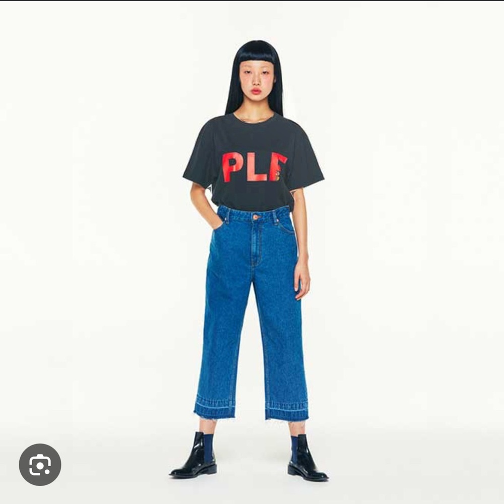 Plf - Push The Pushbutton Lune Friends Denim Jean… - image 1